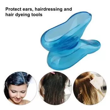 1 пара красителей для ушей, многоразовые водонепроницаемые салонные принадлежности для дома и личного использования, краситель для ушей для семьи синий