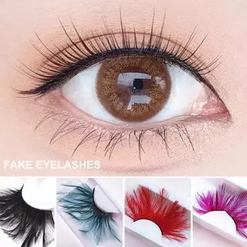 1 пара красивых нежных простых в использовании ресниц для макияжа черного цвета для ночного клуба 9