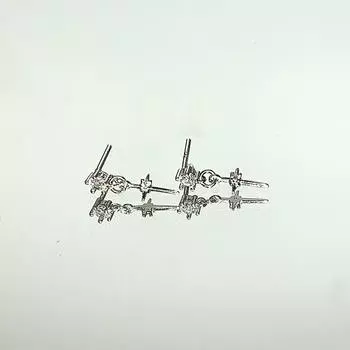 1 пара красивых серег-гвоздиков с цирконием для женщин, милые ювелирные аксессуары oen size