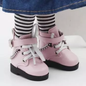 1 пара креативных носимых игрушек для ролевых игр, мягкая хлопковая кукла, симпатичные мини-туфли, детские игровые ботинки темно-коричневого