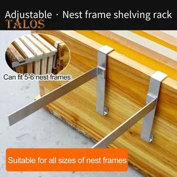 1 пара кронштейн для осмотра улья, держатель рамки для улья, рамка из нержавеющей стали, подставка для пчеловодства, опорный кронштейн для пчеловодства A
