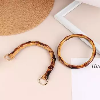 1 пара круглых D-образных ручек для сумки, металлическое кольцо, сменные ручки для сумки, кошелек «сделай сам», аксессуары ручной работы для багажа