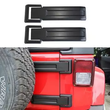 1 пара крышек петель задней двери для JK 07-17 автомобиля крышка кронштейна запасного колеса задней двери 55397091AC 55397092AC