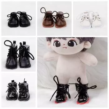 1 пара кукольных туфель из искусственной кожи из искусственной кожи, короткие сапоги, нарядная обувь, миниатюрная обувь, детские игрушки Style 3