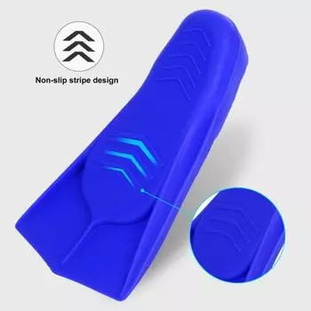 1 пара ласт для тренировки плавания, плавающие ласты с короткими лезвиями, мягкие, гибкие, удобные, ласты для плавания для взрослых, тренировочное пособие S оранжевый