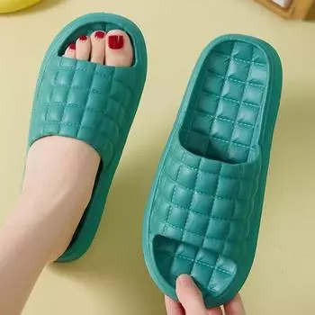 1 пара легких домашних тапочек, нескользящие простые летние домашние шлепанцы для мужчин и женщин 36-37 розовый