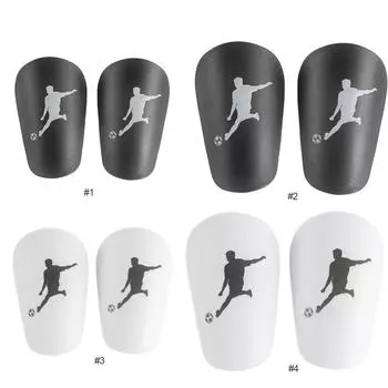 1 пара легких футбольных тренировочных щитков для голени, износостойкое футбольное защитное снаряжение для ног, тренировочные щитки для голени BLACK xs