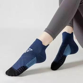 1 пара летних носков унисекс, быстросохнущие, впитывающие пот, антифрикционные, подходящие по цвету, носки-лодочки с низким вырезом, спортивные баскетбольные носки для бега L оранжевый