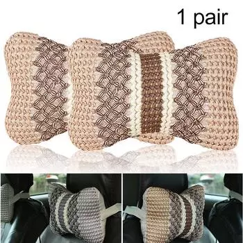 1 пара летних путешествий автомобиль авто сиденье голова подушка для шеи подушка подголовник подушка 1pair чёрный