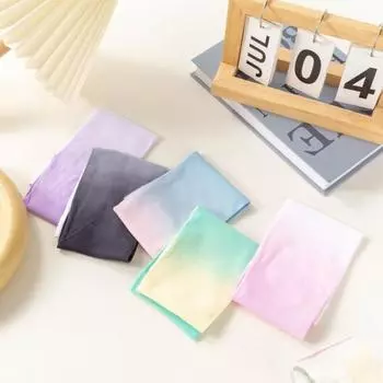 1 пара летних рукавов из ледяного шелка, градиентные цвета, защита от УФ-солнца, дышащие эластичные мужские и женские рукава для езды на велосипеде и рыбалки, длинный охлаждающий чехол на руку розовый/белый