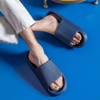 1 пара летних сандалий для ванной, блестящие тапочки, сандалии для дома, ощущение, что вы топчете дерьмо 40-41