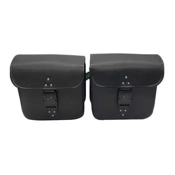 1 пара, левый и правый универсальный мотоцикл с кодовым замком, седельная сумка из искусственной кожи, боковой инструмент, сумки для багажа, седельные сумки, инструмент для хранения чёрный