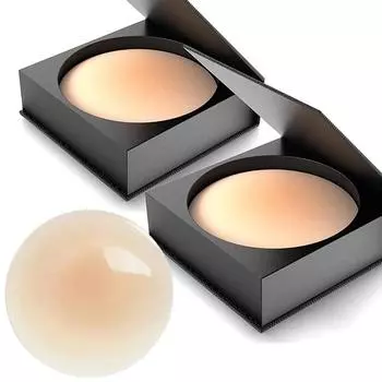 1 пара липких силиконовых накладок на соски, многоразовые накладки на соски для женщин 8cm