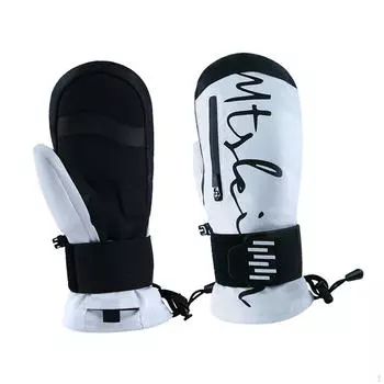 1 пара лыжных перчаток сохраняют тепло, удобные, зимние, согревающие, для сноубординга, для спорта L