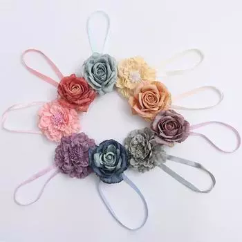 1 пара магнитных пряжок для штор с цветком и подхватом, держатель для драпировки, домашний декор светло-синий