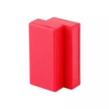 1 пара магнитных утяжелителей для флага с силиконовым покрытием, утяжелители для штор, сверхпрочные, для улицы, сада, драпировки, утяжелитель для нижней части американского флага, не запутывающийся красный