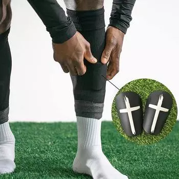 1 пара маленьких мини-щитков для голени из губчатой резины Eva, износостойкие, амортизирующие, футбольные щитки для тренировок по футболу as the picture