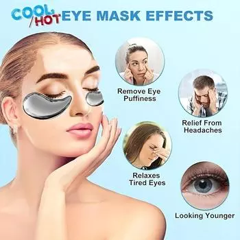 1 пара масок для глаз из нержавеющей стали, инструмент гуаша, скребок для мышц и инструменты гуаша для лица