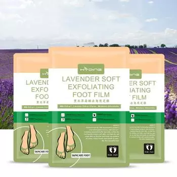 1 пара масок для ног, пилинг, омертвевшая кожа, маска для ног, носки для педикюра, пилинг ног, уход за кожей ног 1pc