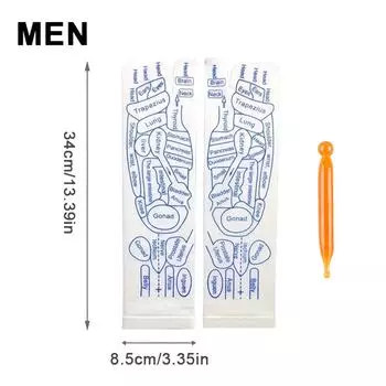 1 пара массажных носков для снятия усталости ног, акупрессурный массажер для ног, рефлексологические носки, инструмент для акупунктурного массажа ног, домашние чулки