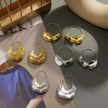 1 пара массивных серег в стиле ретро, панк, капля воды, тяжелый металл, роскошный цвет, капля 1 золотистый