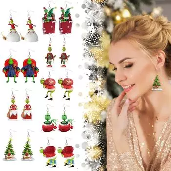 1 пара милых мультяшных сережек в подарок для женщин и девочек на день рождения/День святого Валентина/Юбилей One Size