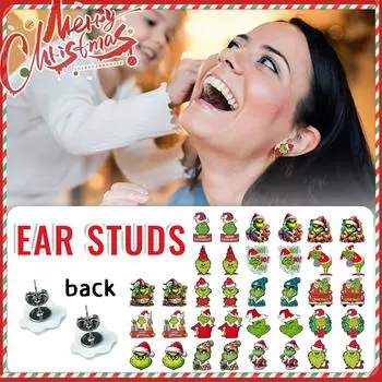 1 пара милых мультяшных сережек в подарок для женщин и девочек на день рождения/День святого Валентина/Юбилей One Size