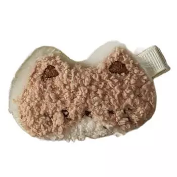 1 пара милых плюшевых медведей заколки для волос для женщин и девочек мультфильм милые заколки боковые зажимы кавайные аксессуары для волос подарки