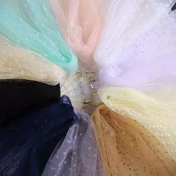 1 пара милых прозрачных носков средней длины из тюля, ультратонкие носки в горошек, летние удобные сексуальные длинные носки