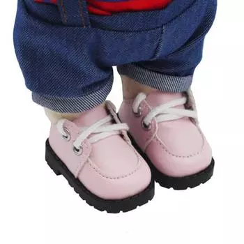 1 пара милых высоких игровых туфель для ролевых игр, легкие 20 см 14 дюймов, игрушки для кукол коричневый