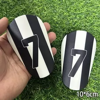 1 пара мини-футбольных накладок на голень, защита для ног, износостойкая амортизирующая защита для ног, футбольная тренировочная доска с хвостовиком чёрный