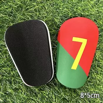 1 пара мини-футбольных накладок на голень, защита для ног, износостойкая амортизирующая защита для ног, футбольная тренировочная доска с хвостовиком 85CM зелёный