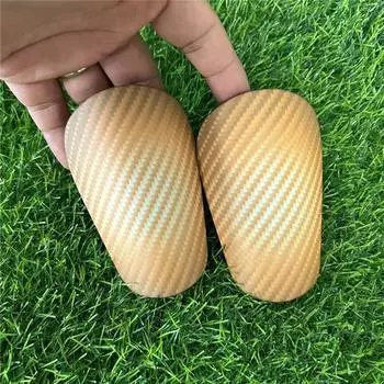 1 пара мини-футбольных накладок на голень, износостойкая амортизирующая доска для голени L золотистый