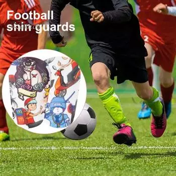 1 пара мини-футбольных накладок на голень, легкие гибкие амортизирующие накладки из ЭВА, футбольные щитки для футбола, тренировочное оборудование для мальчиков и девочек S