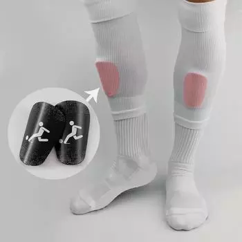 1 пара мини-футбольных наколенников, износостойкие, амортизирующие, тренировочные наколенники для футбола, легкие, защитные наколенники для ног A2 белый