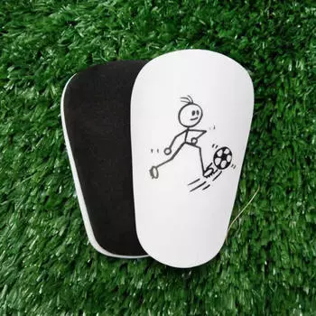 1 пара мини-футбольных щитков для защиты ног, аксессуары для тренировок по футболу XS