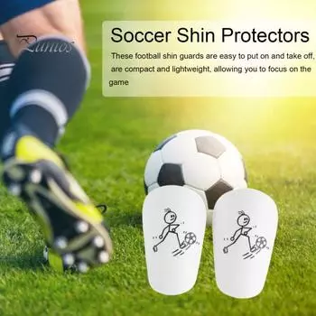 1 пара мини-футбольных щитков для голени, противоскользящих для детей, подростков, взрослых, футболистов, миниатюрных накладок на голень, защитных приспособлений для футбольных игр, защитного снаряжения XS белый