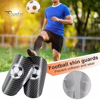 1 пара мини-футбольных щитков для голени, легкие защитные щитки для ног, футбольный узор, миниатюрный футбол, спортивная экипировка для мальчиков и девочек S