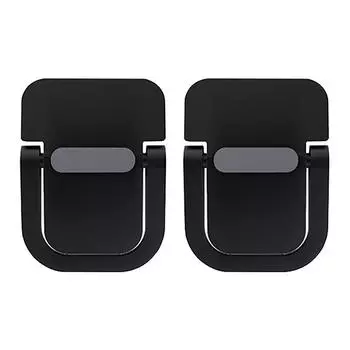 1 пара мини-ножек для Macbook Pro Huawei Xiaomi, алюминиевая основа для ноутбука, инструменты для поддержки подставки для ноутбука, радиатор для держателя клавиатуры чёрный