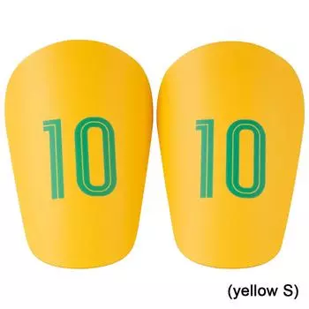 1 пара мини-щитков для голени EVA, крошечные щитки для защиты голени, защита для футбольных ног (Желтый С)