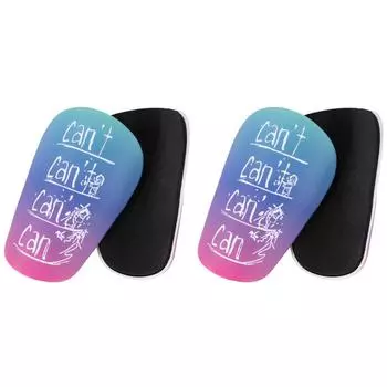 1 пара мини-щитков для голени EVA, крошечные щитки для защиты голени, защита для футбольных ног (Фиолетовый XS)