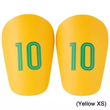 1 пара мини-щитков для голени EVA, крошечные щитки для защиты голени, защита для футбольных ног (Желтый XS)