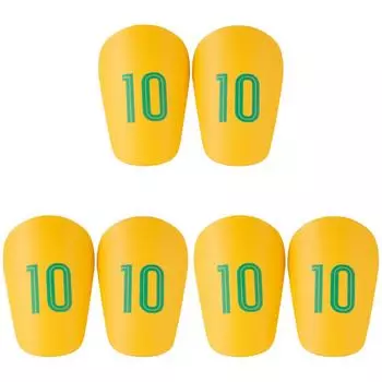 1 пара мини-щитков для голени EVA, крошечные щитки для защиты голени, защита для футбольных ног (Желтый С)