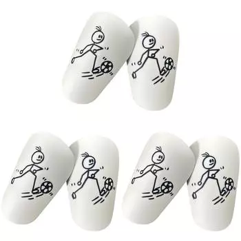 1 пара мини-щитков для голени, крошечные щитки для защиты голени, футбольная защита ног (12x7.8см Белый)