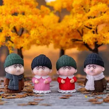 1 пара мини-статуэток для пар, микро-пейзаж, миниатюры «сделай сам», пластиковые поделки, сказочный сад, кукольный домик с мхом, террариум, домашний декор