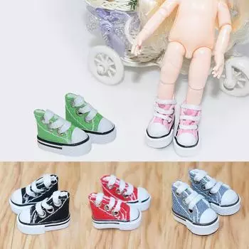 1 пара мини-тряпичных кукол, парусиновая обувь, обувь для пальцев, милая обувь для скейтборда, грифа для кукольной обуви для брейк-данса джинсовый
