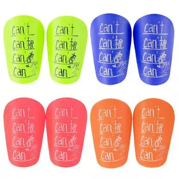 1 пара миниатюрных футбольных щитков для голени, амортизирующих крошечных подушечек для голени, защита ног для футбола для молодежи и взрослых XS blue