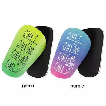 1 пара миниатюрных футбольных щитков для голени из ЭВА, крошечные подушечки для голени, амортизирующие футбольные щитки для голени, легкие для детей, молодежи и взрослых green XS