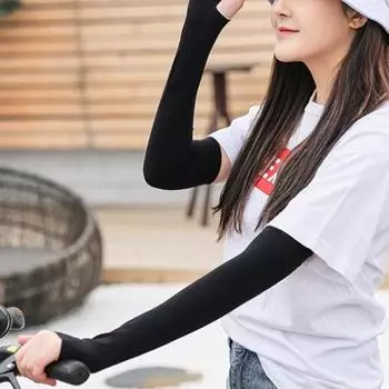 1 пара модных унисекс без ограничений, чехол для рук, солнцезащитные рукава, уличные перчатки, формирователь