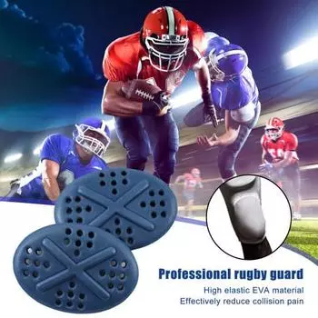 1 пара молодежных футбольных брюк Guard Plate Ultra Light Airful Rugby Training Gear циан